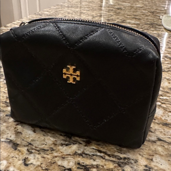 Tory Burch GEORGIA SMALL MAKEUP BAG black - Picture 3 of 8